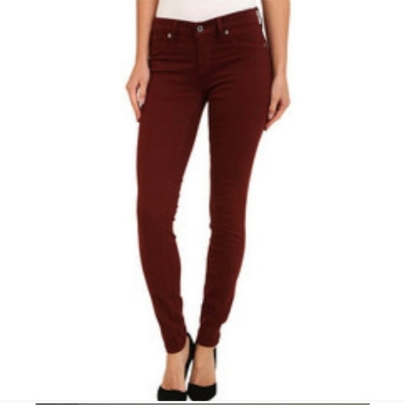 NEW Lucky Brand Sofia Skinny Ankle Velvet Cherry Jeans Winter Denim Bohemian - Picture 16 of 16